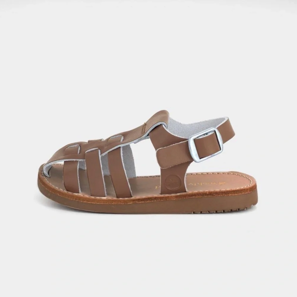Freshly picked Cognac Bixby Sandal toddler 7 brown